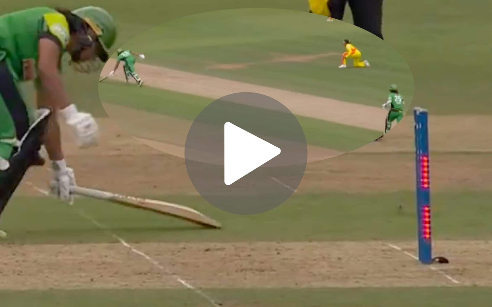 [Watch] Alana King's Underarm Direct Hit Sinks Southern Brave After Mandhana's Wicket